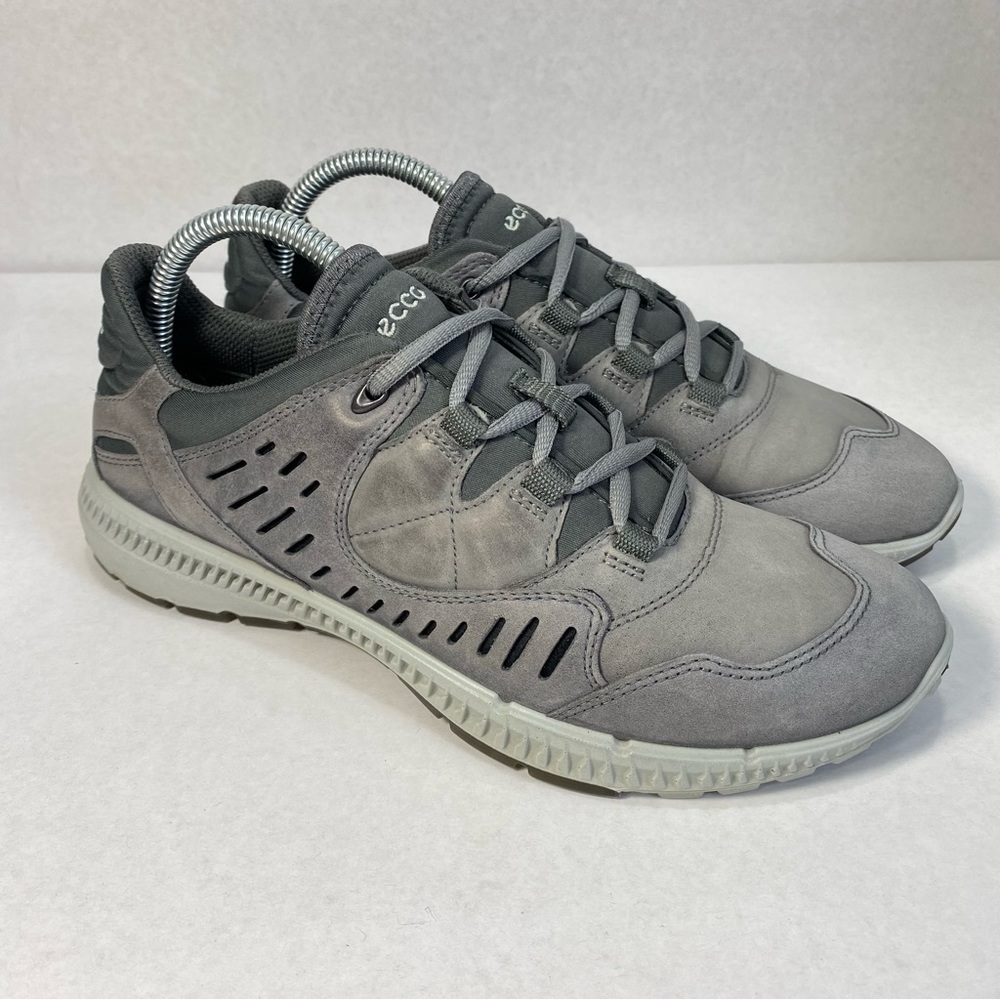 Ecco Low Top Leather Receptor Lite Technology Vented Sneaker Shoe; Women’s Sz 8 - Picture 4 of 14